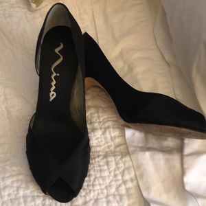 Nina Satin Pumps
